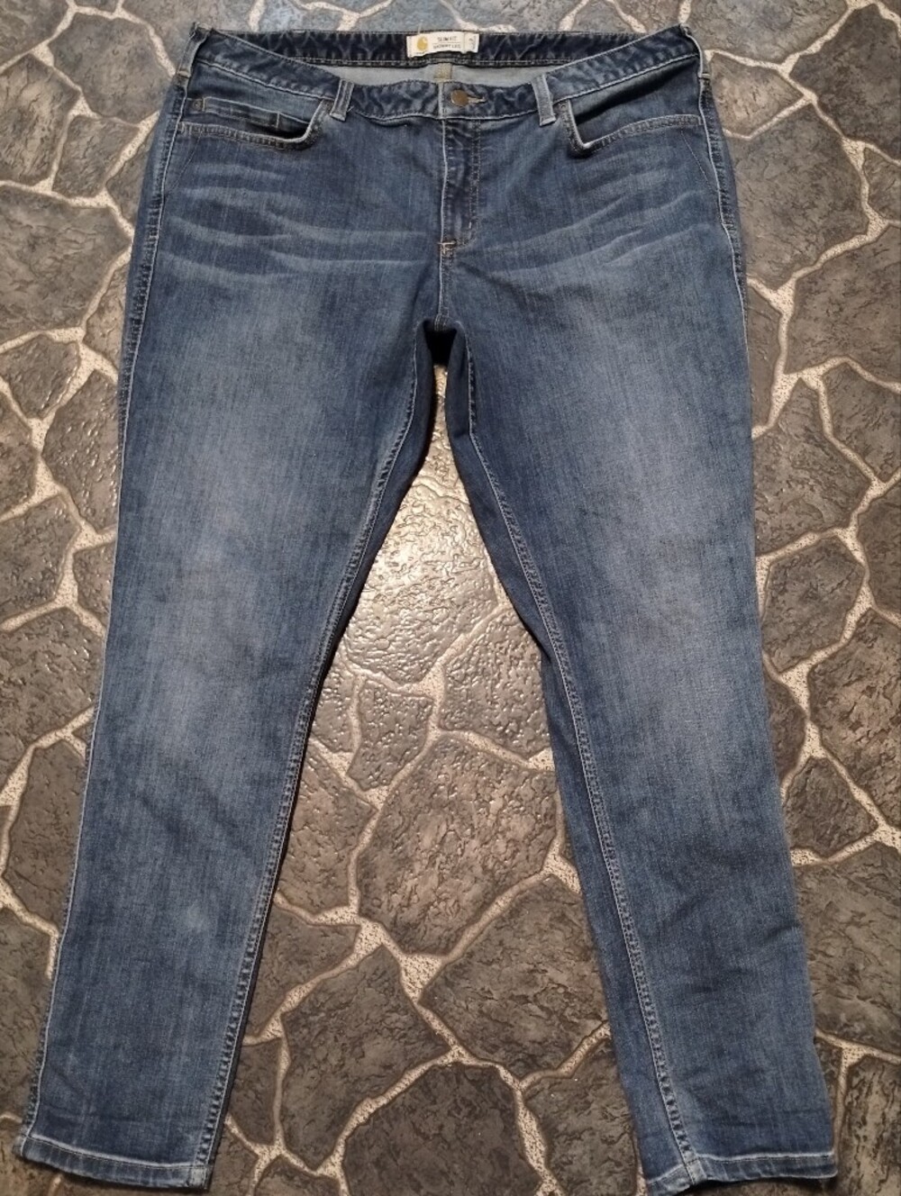 Carhartt Women's Layton Slim fit skinny leg jeans plus size 18